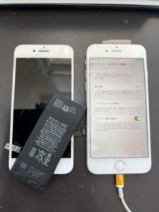 iPhone８画面バッテリー