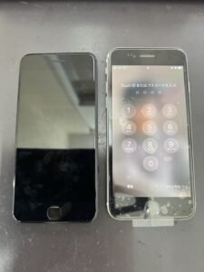 iPhoneSE３液晶破損