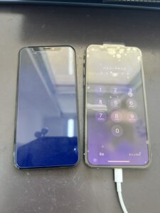 iPhoneXs液晶破損