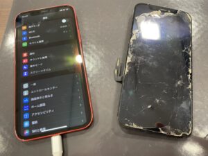 iPhone１２液晶破損