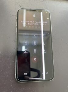 iPhoneX液晶損傷
